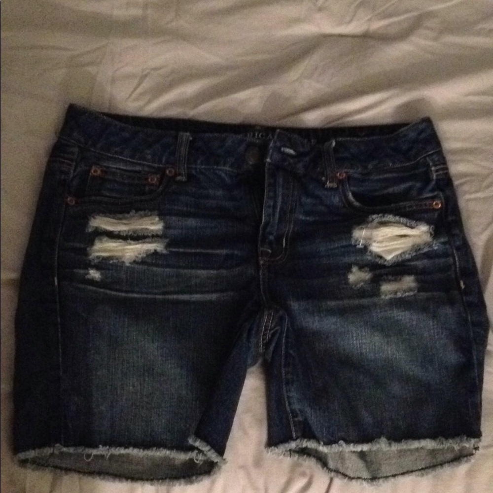 american eagle jean shorts